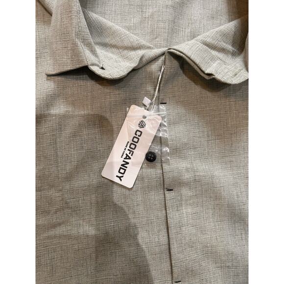 coofandy mens short sleeve shirt Gray Size Xl - Picture 6 of 6